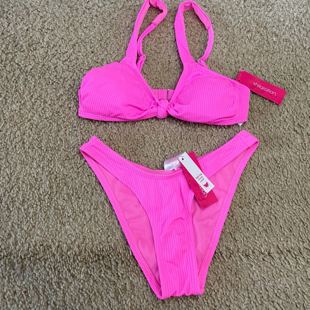 Xhilaration Hot Pink Butterfly Bikini